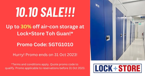 10.10 sale at Lock+Store Jurong / Toh Guan