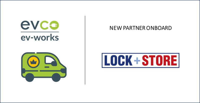 Lock+Store partners EVCo