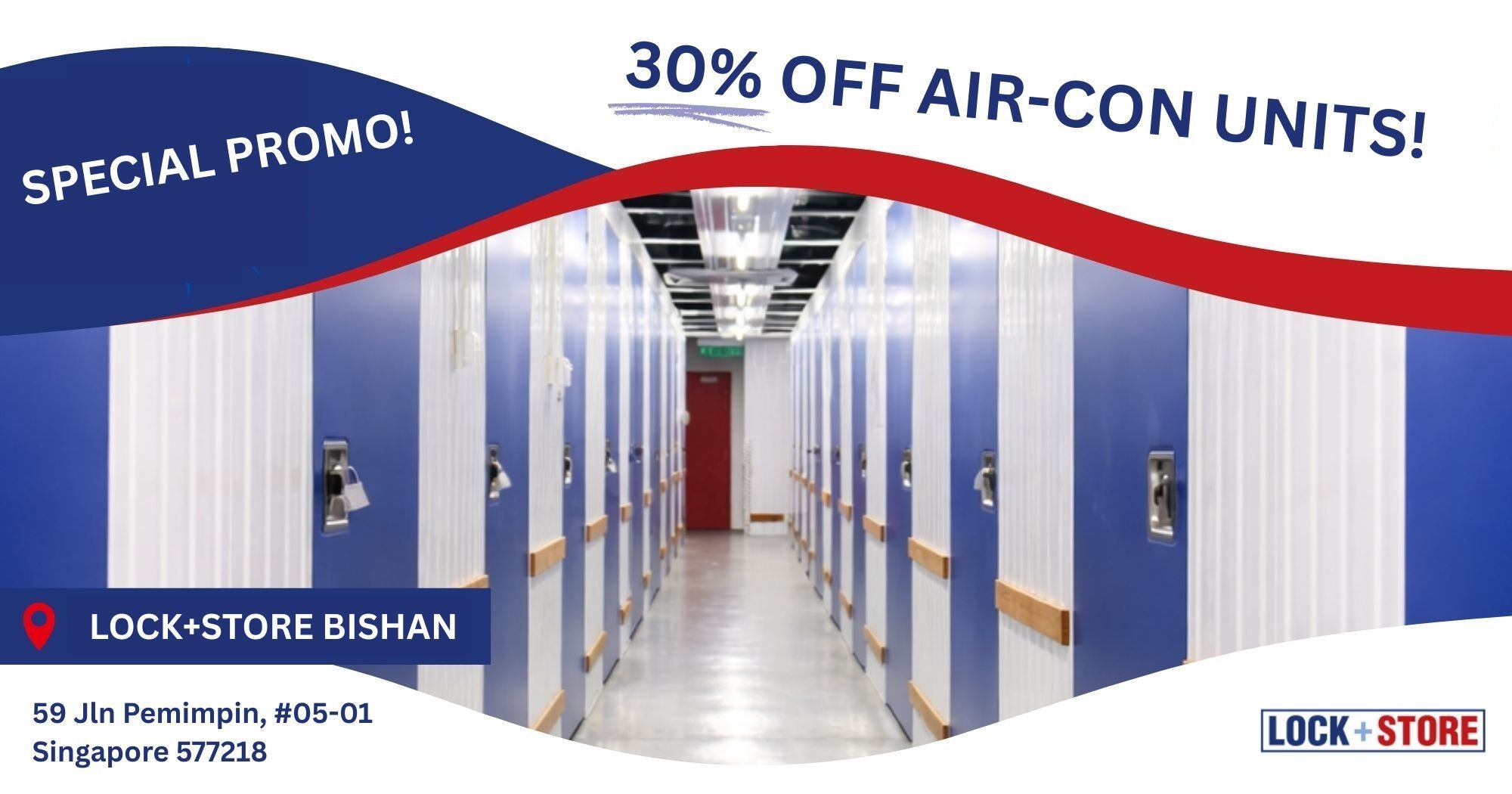 Lock+Store Bishan 30% off air-con units