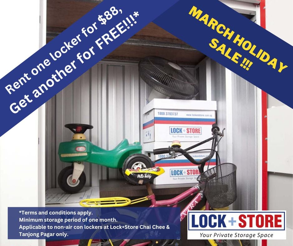 Rent one locker get one FREE!!!