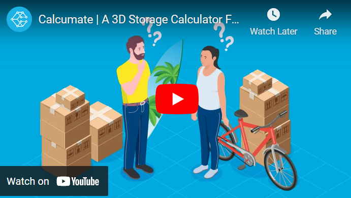 Calcumate 3D Storage Size Estimator