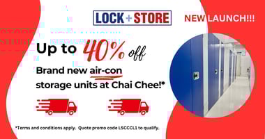 40 percent off new air-conditioned units at Lock+Store Chai Chee