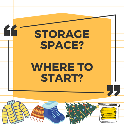 Storage space? Where to start?