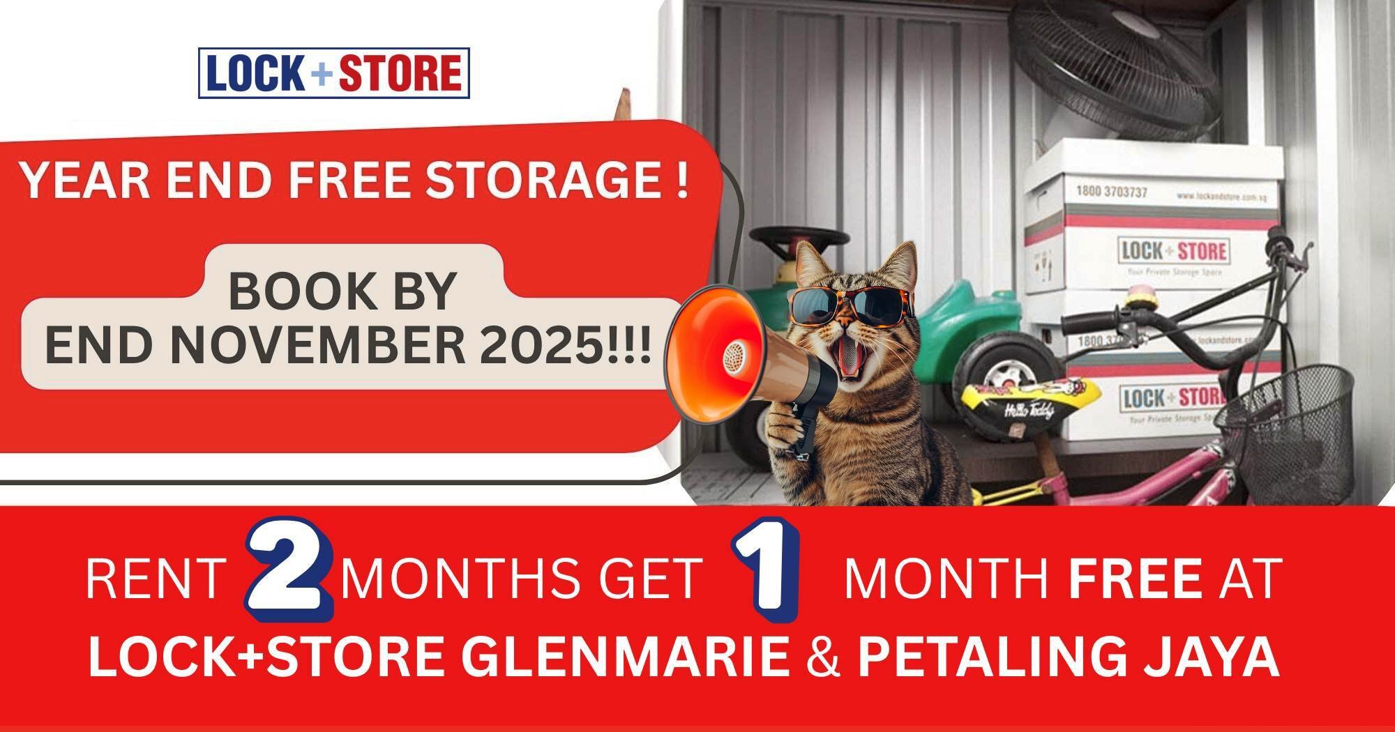 Year end storage promotion