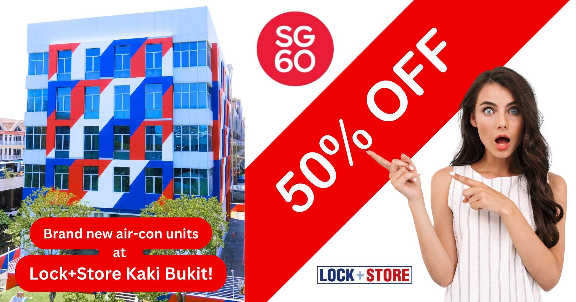 Lock+Store Kaki Bukit storage space promotion