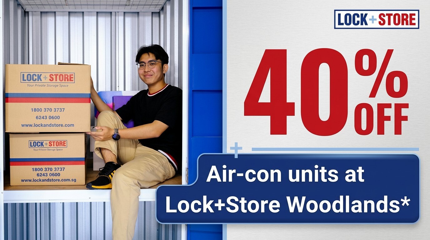 Lock+Store Woodlands ad