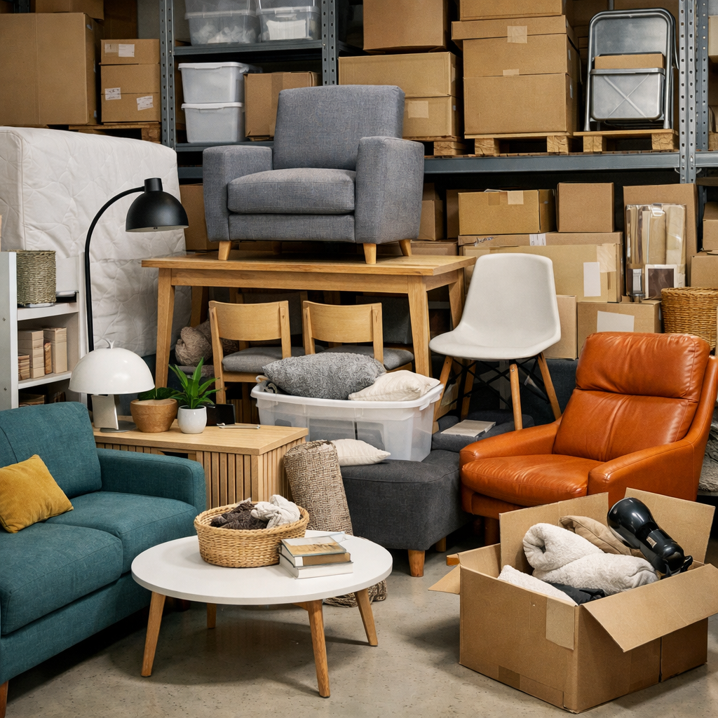 Modern furniture in need of storage
