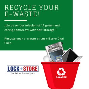 E-waste recycling at Lock+Store Chai Chee
