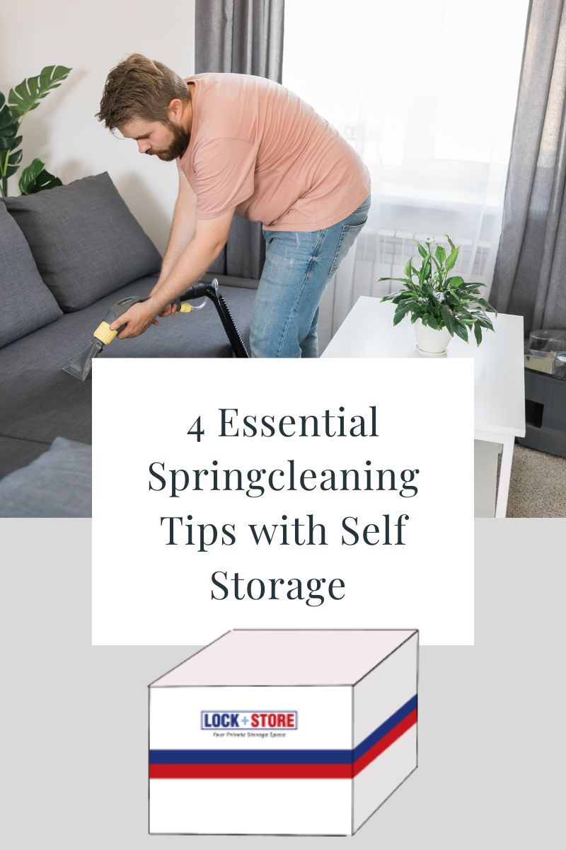 4 essential tips for springcleaning with self storage